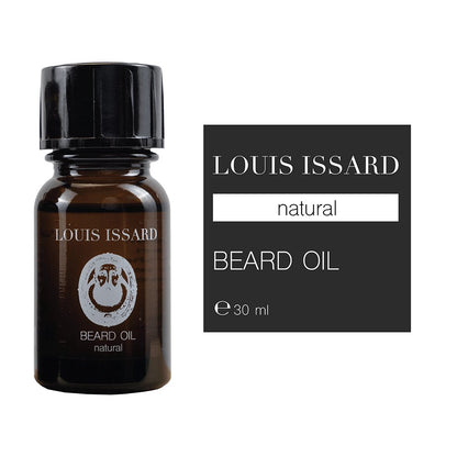 Natural, Ohne Duftstoffe, Natürliches Bartöl, Natur, 30ml - Louis Issard