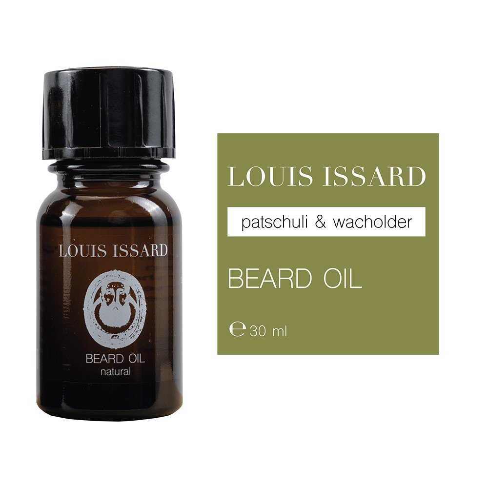 Patschuli, Wacholder, Natürliches Bartöl, 30ml - Louis Issard