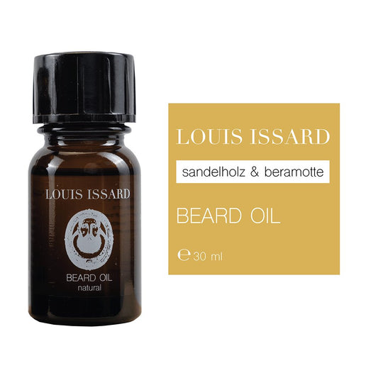 Sandelholz, Bergamotte, Natürliches Bartöl, 30ml - Louis Issard