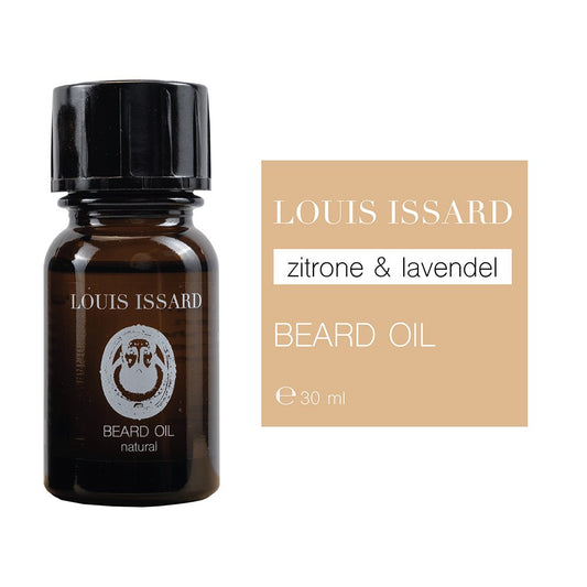 Zitrone, Lavendel, Natürliches Bartöl, 30ml - Louis Issard